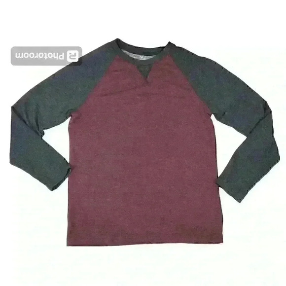 Orvis Classic Collection Mens Medium Red Gray Long Sleeve Pullover Sweater - Picture 1 of 10